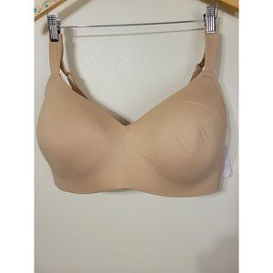 Women's Beige Auden 40DD Wirefree Bra